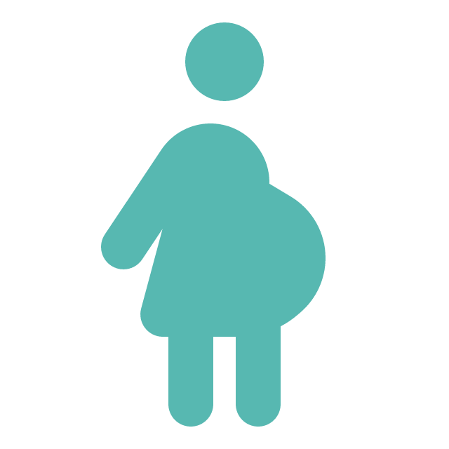 Icone de femme enceinte